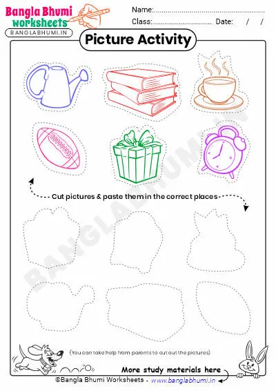 Free Cut and Paste Worksheet PDF