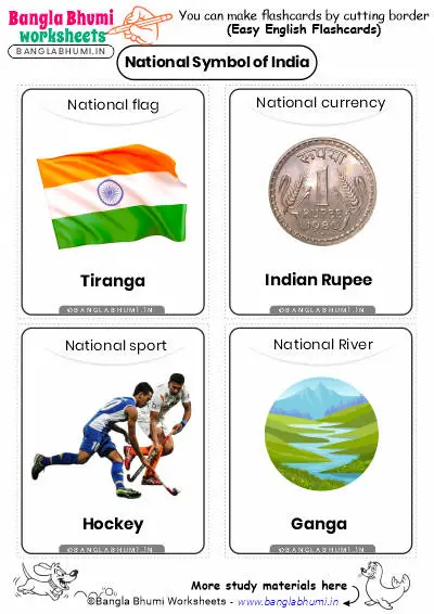 Free National Symbols of India Flashcards Download