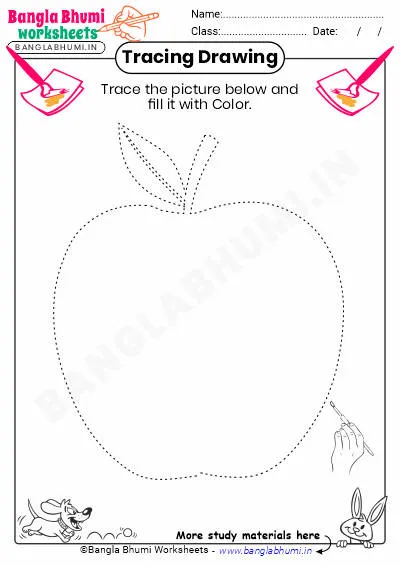 Free Tracing Drawing Worksheets PDF