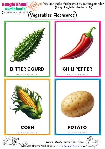 Free 44+ Vegetables Flashcards PDF Download