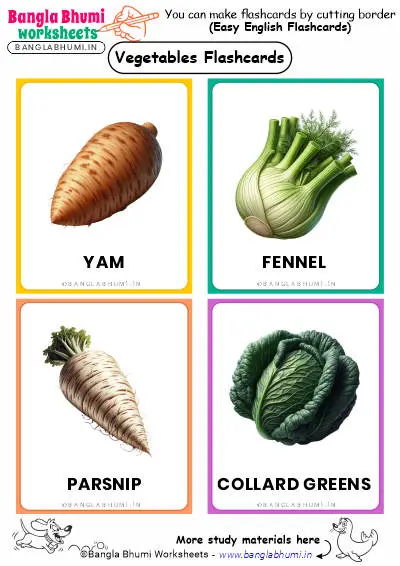 Best 44+ Vegetables Flashcards PDF